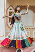 Shubhkala Garba Special White & Green Navratri Chaniya Choli Collection